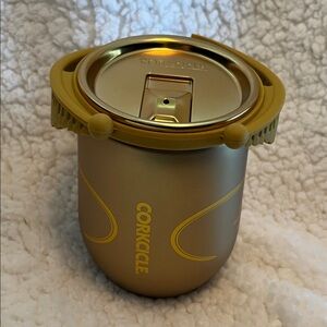 Corkcicle Metallic Gold and Yellow Mug NWOT